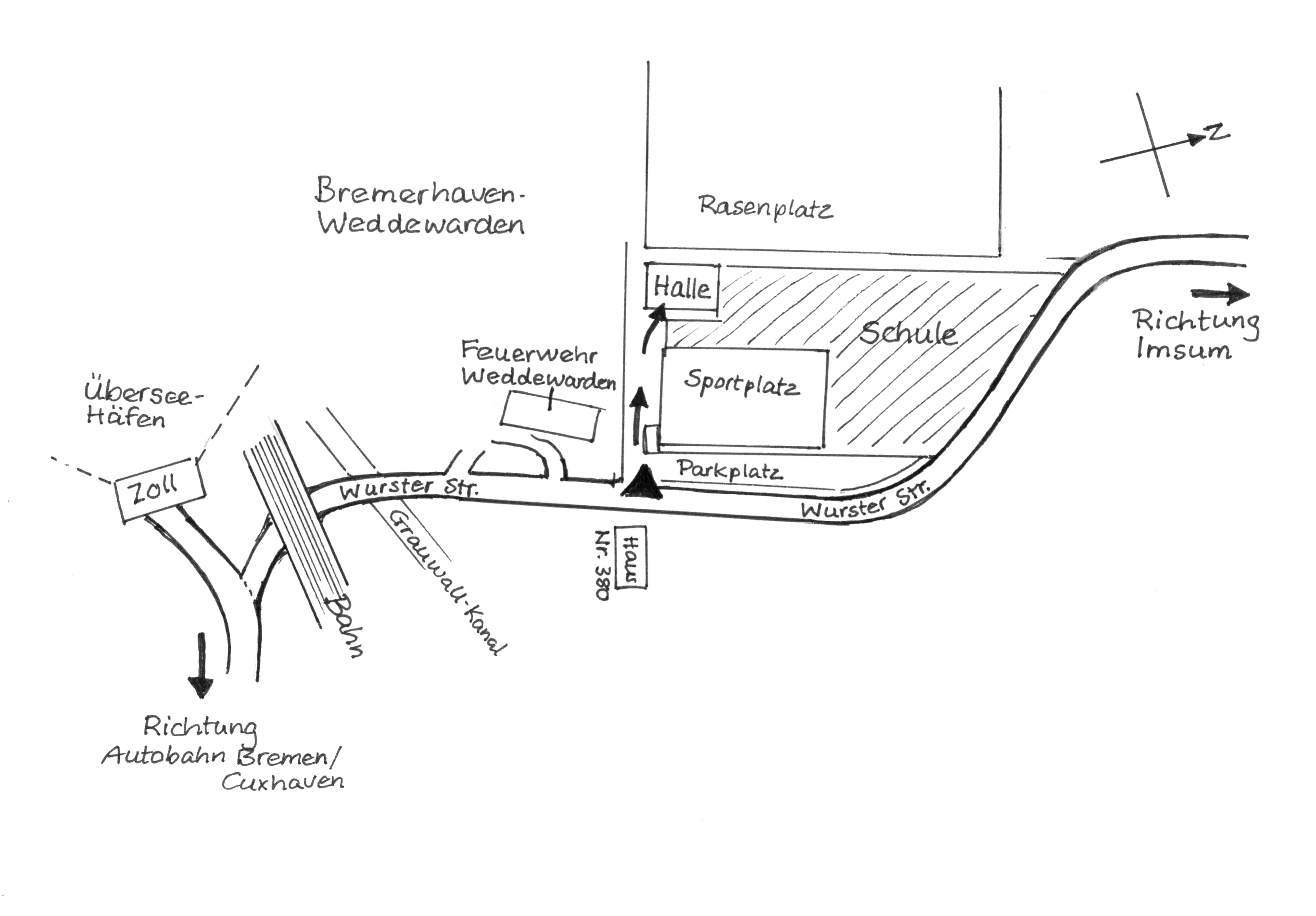 Anfahrt Halle